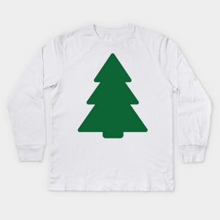 DIY Christmas Tree Drawing Kids Long Sleeve T-Shirt